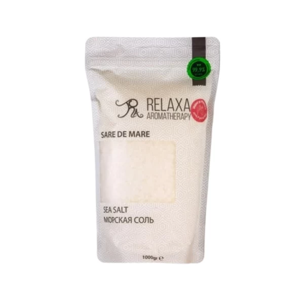 Relaxa Соль морская 1кг для мини и ног (Лимонграсс+Чайное дерево) - image 1