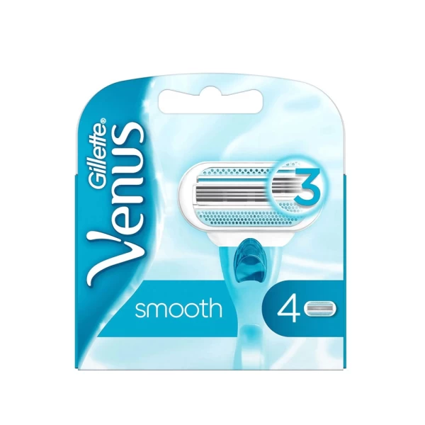 Сменные картриджи для бритья (Лезвия) женские Venus Smooth 4 шт - image 2