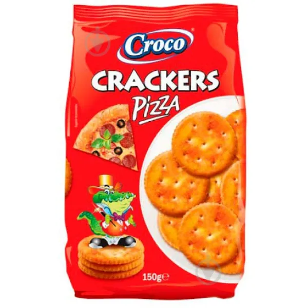 Croco Crackers TOP с пиццей 150гр - image 1