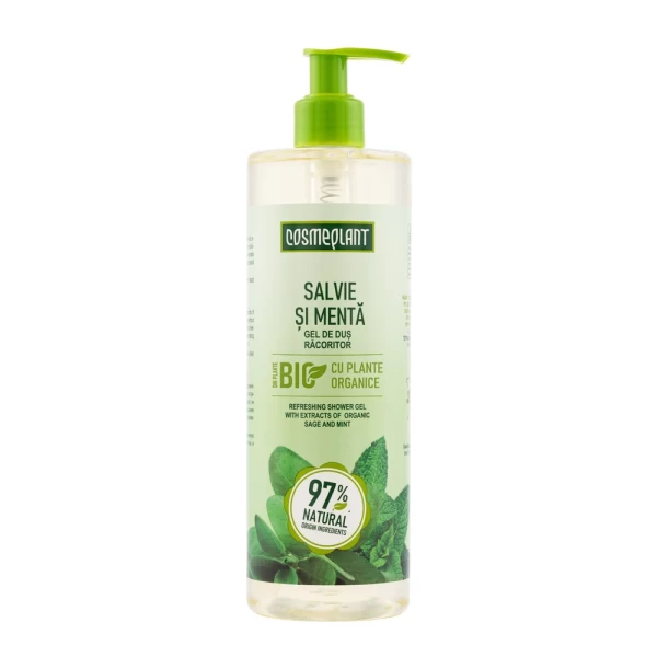 Cosmeplant Gel pentru dus Racoritor Salvie si Menta 500 ml - image 1