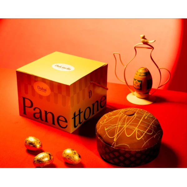 Dulcinella Панеттоне Дубай с фисташками и кадаифом, 820г - image 1