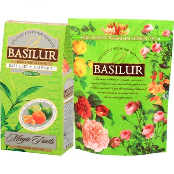 Basilur Ceai verde Magic Fruits Earl Grey & Mandarin 100g - image 4