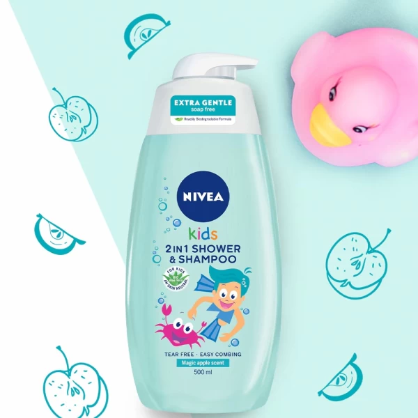 Nivea Kids Gel de dus & Sampon 2in1 Mar 500ml - image 2
