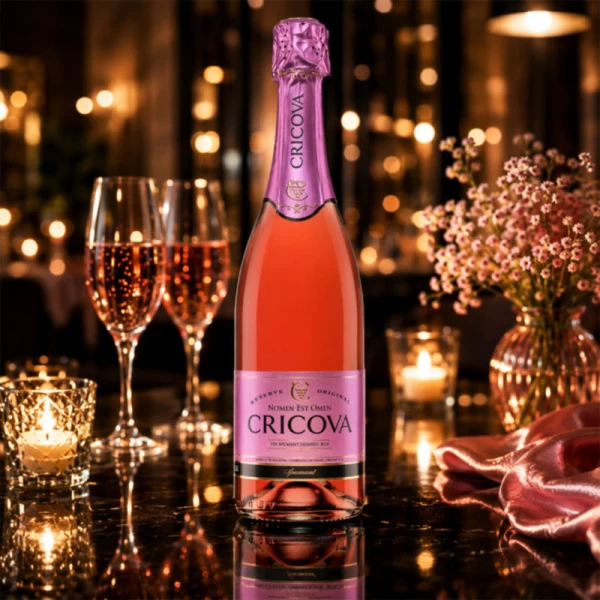 Vin spumant Cricova Rose demisec 0,75 l - image 2