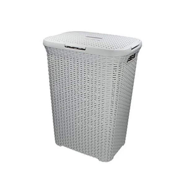 Cos pentru rufe NATURAL STYLE 60 L Gri - image 2