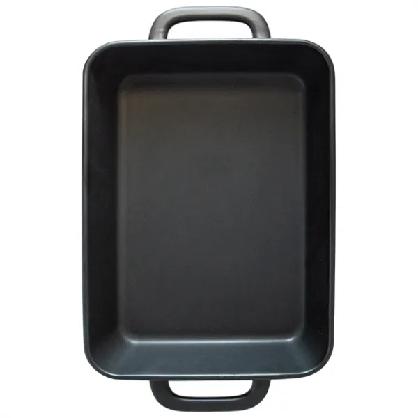 Tavă pentru copt CERAMICA MARRAKESH 43*26 cm, 3,8 L, Neagra - image 2