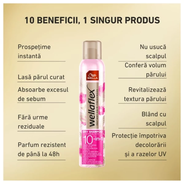 Wellaflex Sampon Uscat Sensual Rose 180 ml - image 2