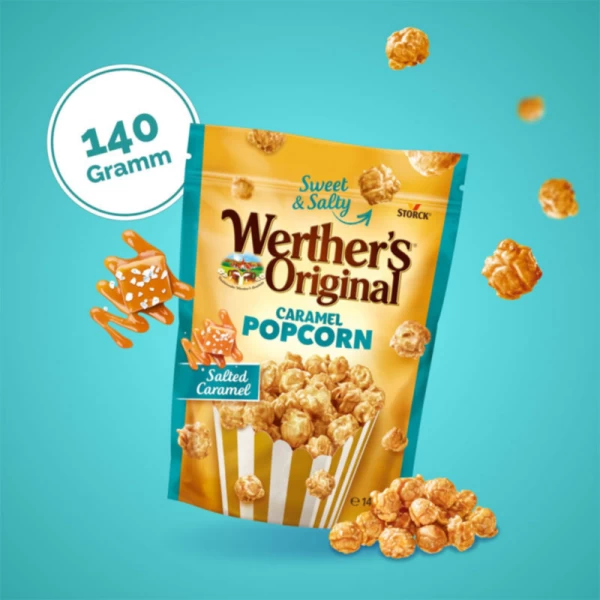 Popcorn cu caramela si sare de mare Werther's Original 140g - image 2