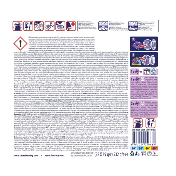 Savex Detergent capsule 28 buc 2in1 Color - image 2