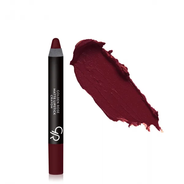 Golden Rose Ruj-creion de buze Matte Lipstick Crayon 02 3.5 g Mahroon Color - image 2