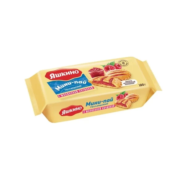 Яшкино Мини-пай голландский с малиновой начинкой 180г - image 1