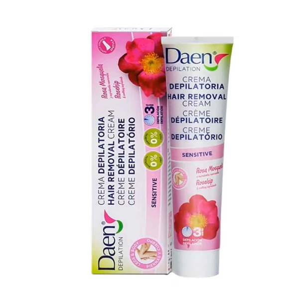 Daen Crema depilatoare Sensitive Rose 125 ml - image 1