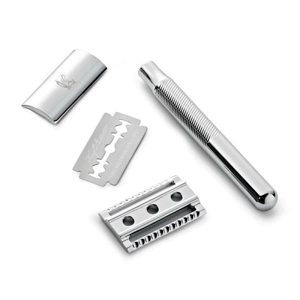 Классическая бритва с двойным лезвием King C. Gillette + 5 запасных лезвий - image 5