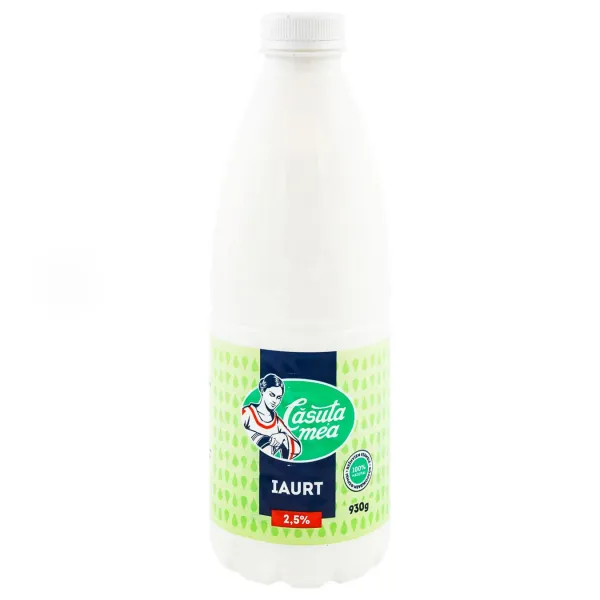 Casuta Mea Iaurt Natur 2,5% sticla 400g - image 2