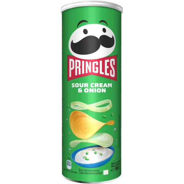Pringles Chipsuri Sour Cream & Onion 165 gr - image 1