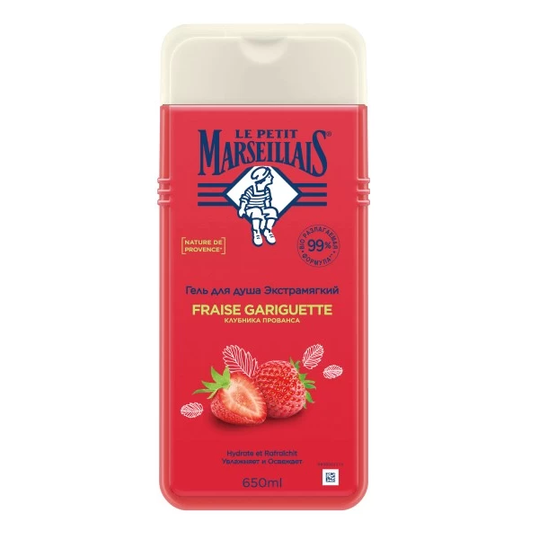Le Petit Marseillais Гель Клубника Прованса 650 мл - image 1