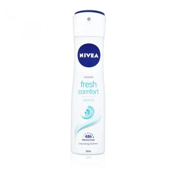Nivea Дезодорант spray Fresh Comfort 0% Al, 150 мл - image 1