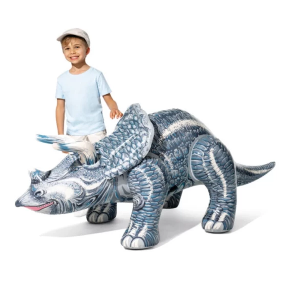 Dinozaur gonflabil – Triceratops / Brontosaurus, 2 modele, 3+ ani, Intex (48594) - image 3
