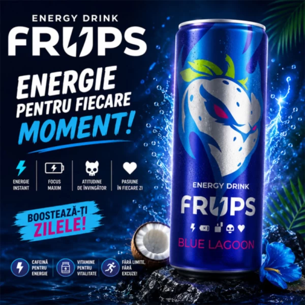 Frups Энергетический напиток Blue Lagoon Coctail 250 мл - image 2