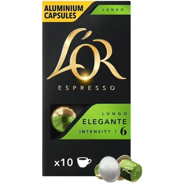 L'or Cafea Lungo Elegante Capsule 0,52g/10 buc - image 1