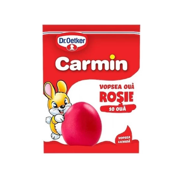 Vopsea lichida pentru 10 oua Carmin, rosie, 5 ml - image 1