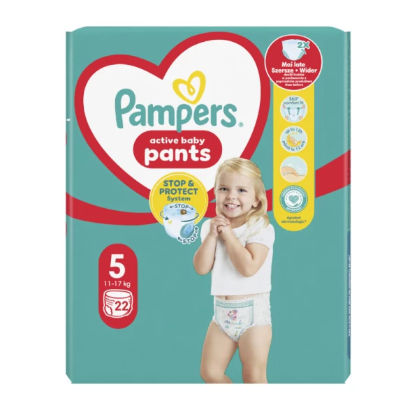 Pampers Chilotei Pants Unisex 5 (11-18 kg), 22 buc. - image 2