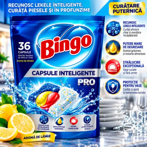 Bingo Капсулы для посудомоечной машины PRO 36 шт - image 2