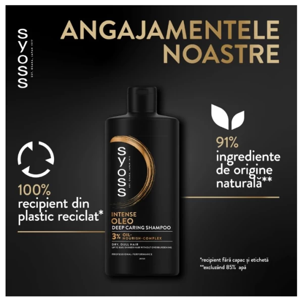 Syoss Sampon Oleo Intense 440ml cu amestec de uleiuri japoneze - image 3
