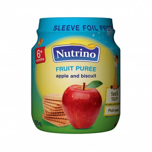 Nutrino Piure din mere si biscuiti (6+ luni) 125g - image 1