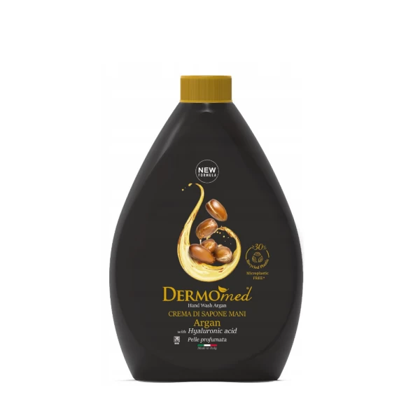 DermoMed Sapun-crema lichid 1L Rezerva Argan Oil - image 1