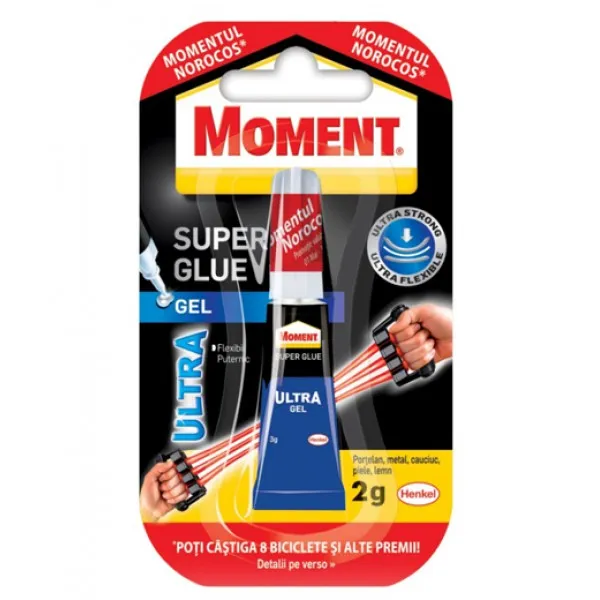Moment Super Glue Ultragel 2g Adeziv instant gel - image 1