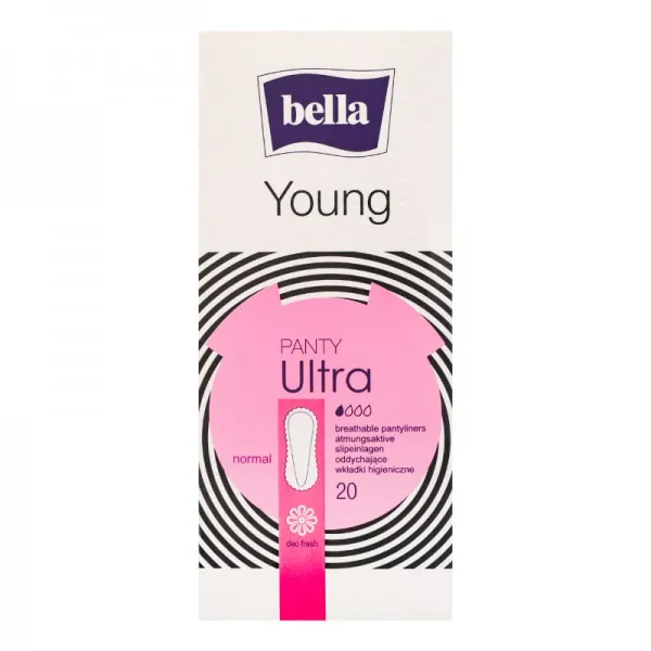 Bella Absorbante Panty Ultra Young Pink 20 buc - image 1