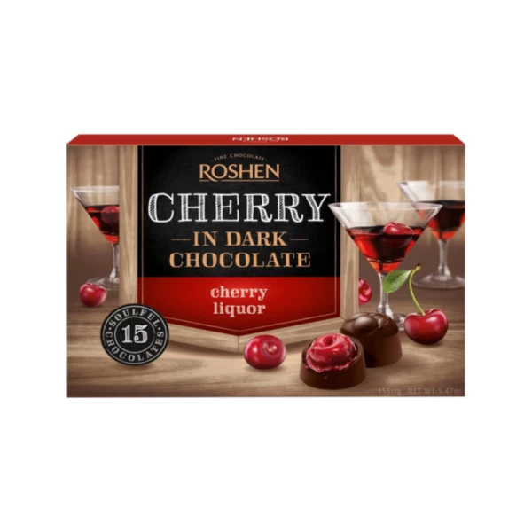Roshen Bomboane cu visina in lichior de visine 155 g - image 1