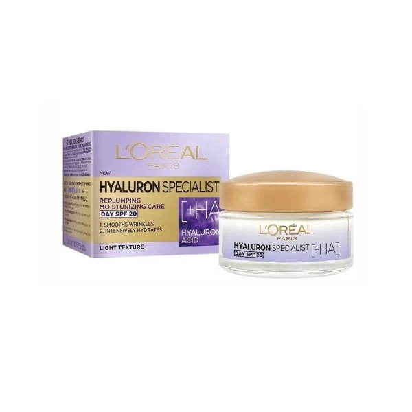 L'Oreal Paris Hyaluron Specialist дневной крем против морщин с гиалуроновой кислотой, 50 мл - image 1