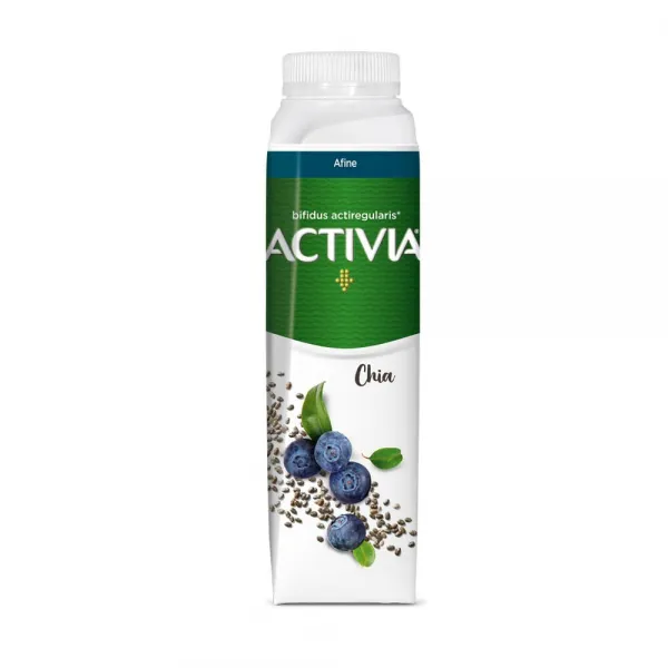 Activia Iaurt de baut afine si seminte de chia 320g - image 1