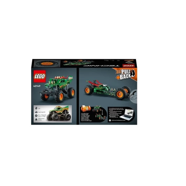 Конструктор LEGO Technic Монстер Джем Дракон, арт. 42149 - image 4