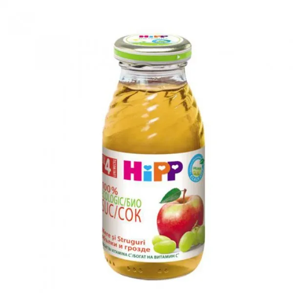 HiPP Suc de mere și struguri (4+ luni), 200 ml - image 1