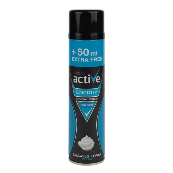 Active Sport Spuma de ras 300ml Energy - image 1
