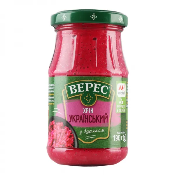 Хрен нестерилизованный Украинский Верес 190г - image 1