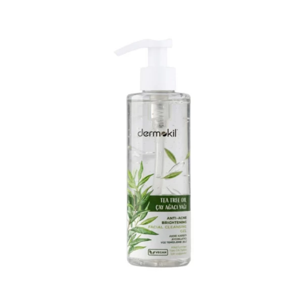 Dermokil Gel de curatare faciala anti-acnee cu arbore de ceai 200 ml - image 1