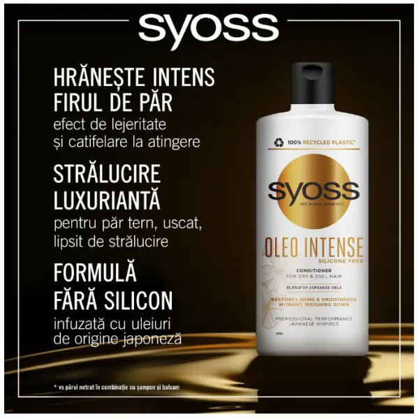 Syoss Balsam Oleo Intense cu amestec de uleiuri japoneze 440 ml - image 2