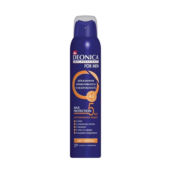 Deonica Deodorant spray 200 ml Men 5 in 1 - image 1