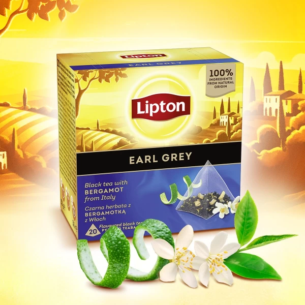 Lipton Ceai negru earl grey 20 plicuri piramidale - image 2