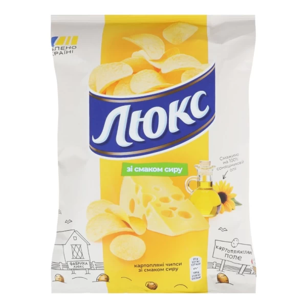 Люкс Чипсы с сыром 105г - image 1