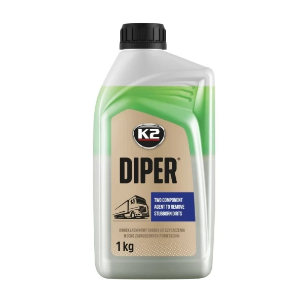 K2 Detergent alcalin cu doua componente DIPER 1kg K820 - image 1