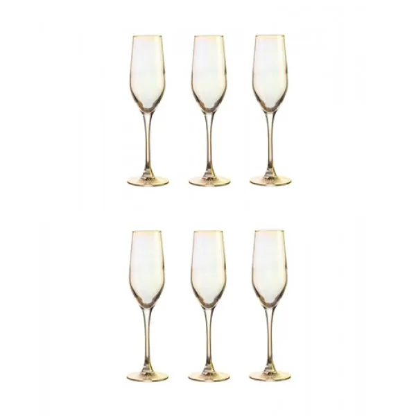 Набор бокалов для шампанского GOLDEN CHAMELEON 160 мл 6 штук - image 3