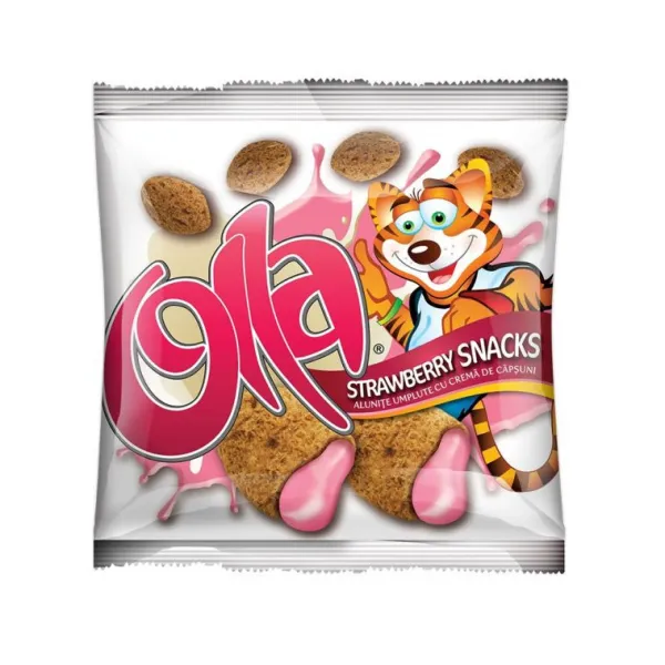 OLLA Snacks alunite cu crema de căpsună 100g - image 1