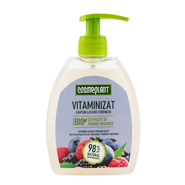 Cosmeplant Sapun lichid Vitaminizat Fructe de padure 400 ml - image 1