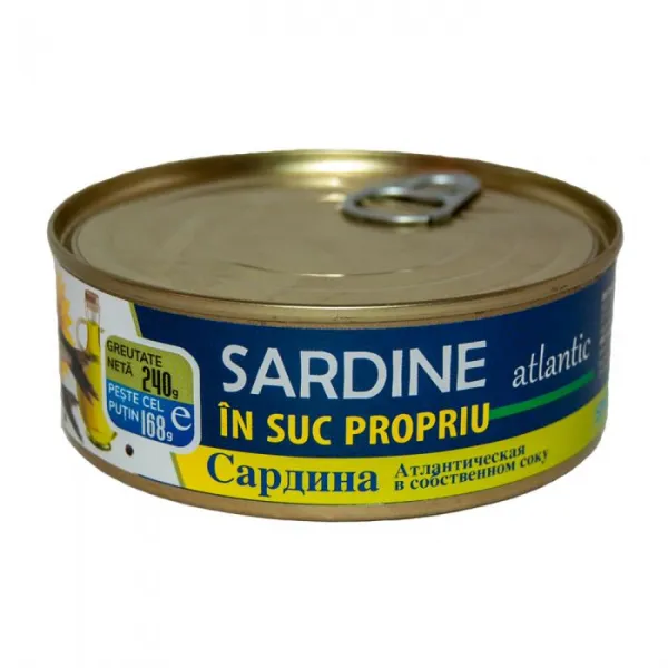 *Smartino Sardine in ulei 240gr cu Cheie - image 1