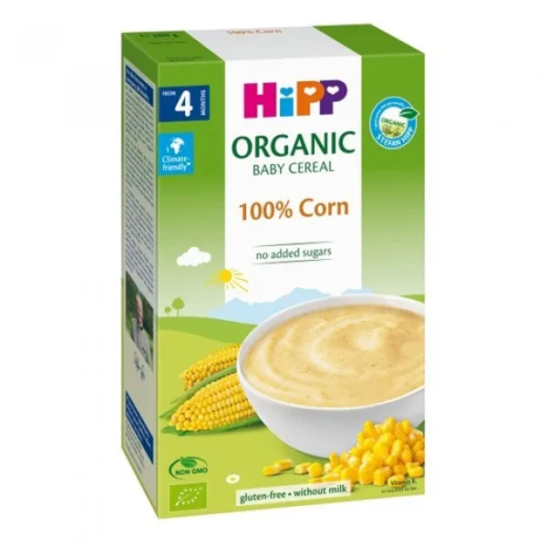 HiPP Organic Terci de porumb fără lapte (4+ luni), 200 g - image 1
